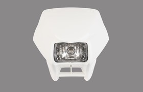 MASCARA CUBRE OPTICA HONDA NXR 125/XR 125 BROS BLANCO MTC [C80097]